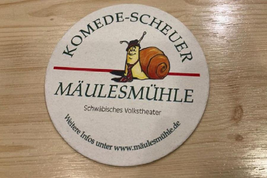 Bierdeckel der Komede-Scheuer